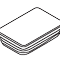 Post Caps Plastic Rectangle