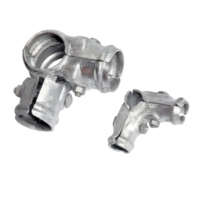 Steel/Pipe Fence Fitting Galvanised Adjustable Corner