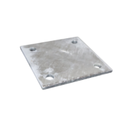 BASE PLATE GALVANISED SQUARE