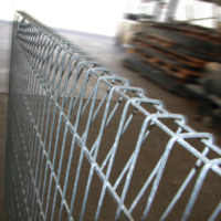 Roll Top Rose 'BARRA' Galvanised Fence Panel