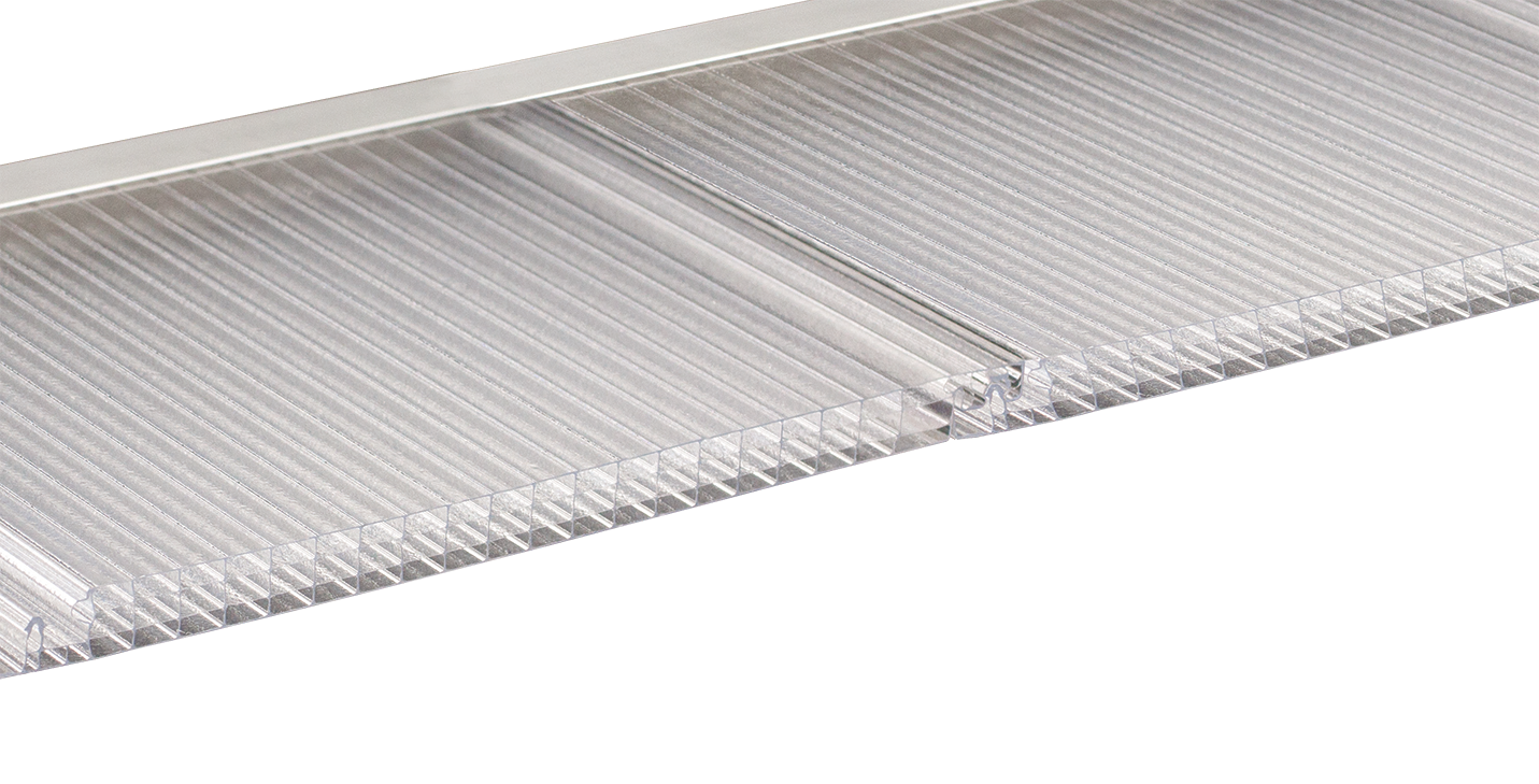 EasyClick PC End Cap for Polycarbonate Roofing