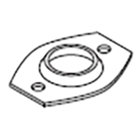 Oval Pipe Flange Galvanised