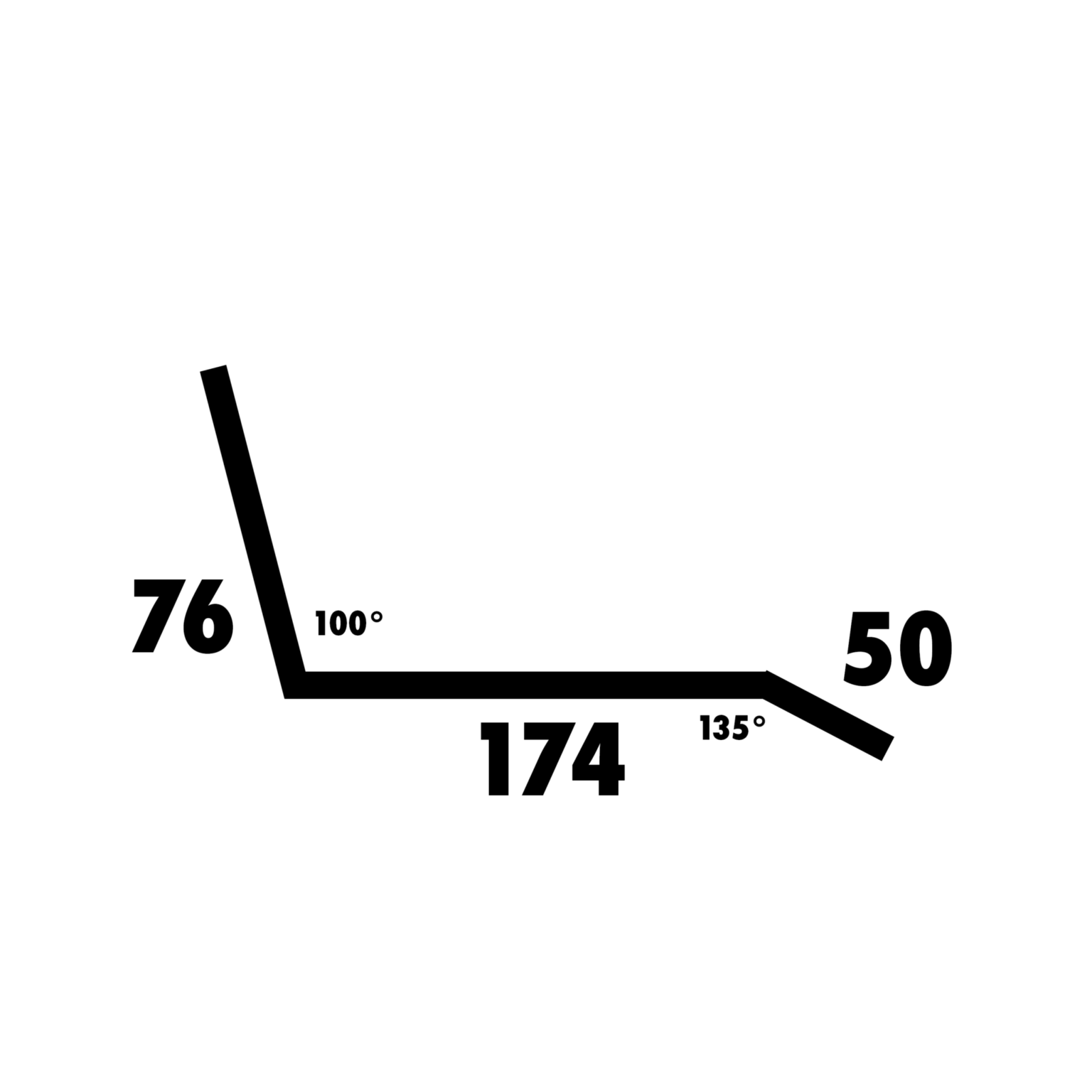 Flashing Shape 08 Apron Flashing Robot Building Supplies