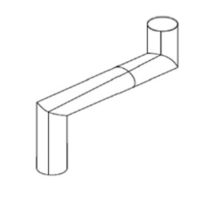 Downpipe Offset 75mm