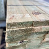 150 x 40mm Treated Pine Rail Rough Sawn