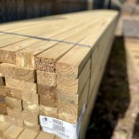 72 x 47 Treated Pine KD Rail