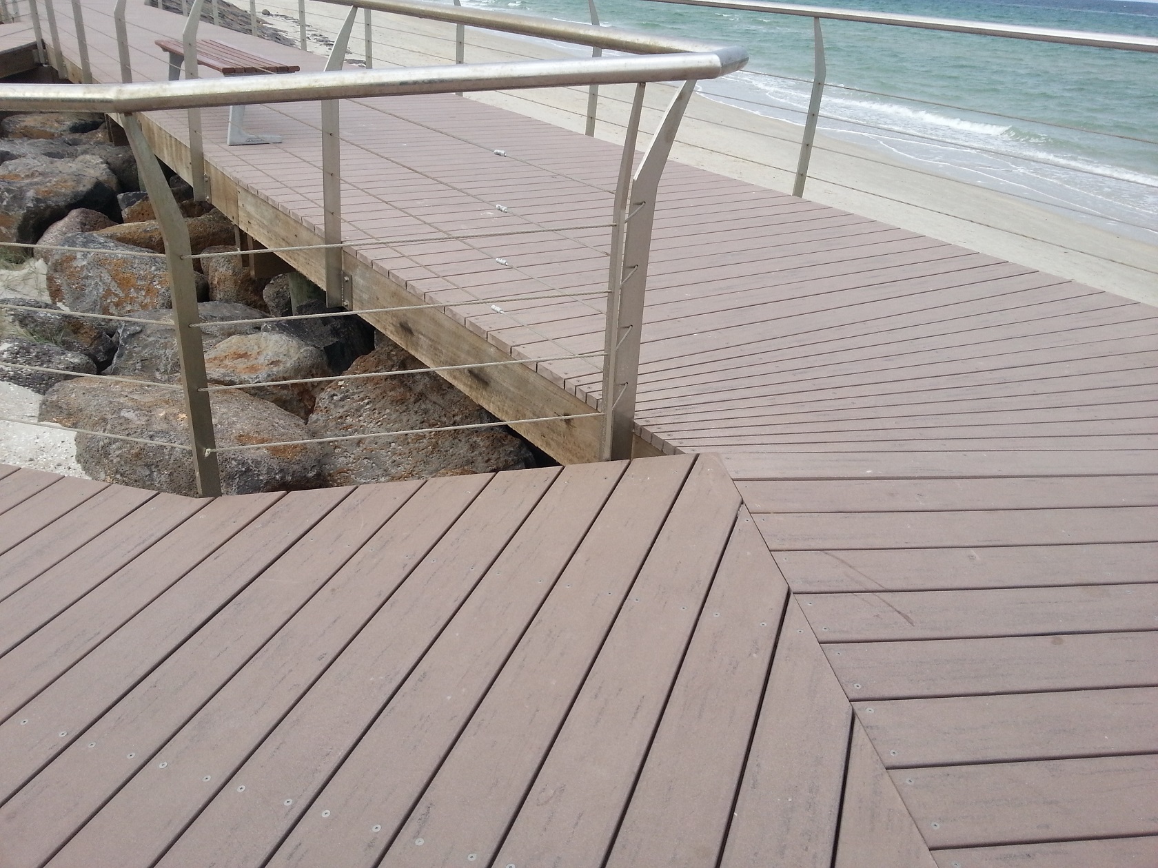 137 X 22mm ModWood Natural Grain Decking Boards 5.4M