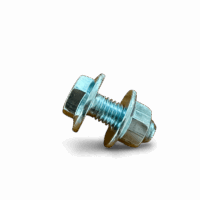 12 × 30 Flanged Zinc Plated Purlin Bolt