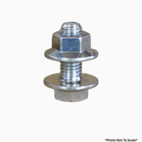 12 × 30 Flanged Zinc Plated Purlin Bolt for Steel Framing