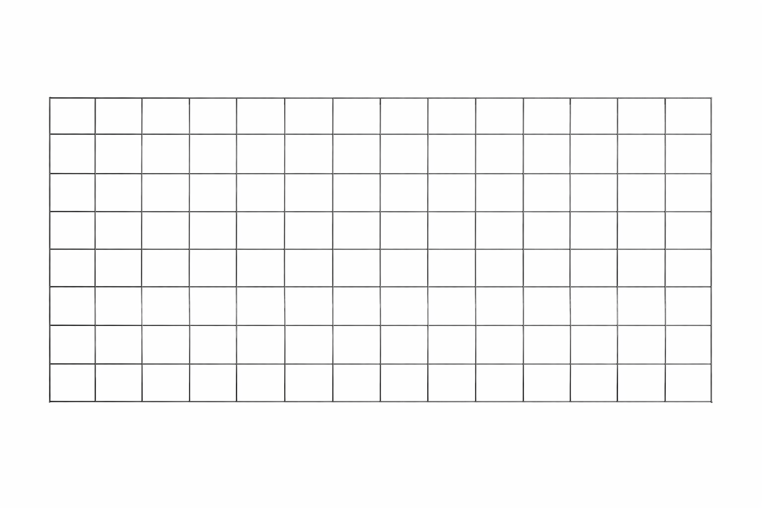 General Purpose Galvanised Mesh Sheet | 1800 x 1200mm 75 x 50 x 4mm
